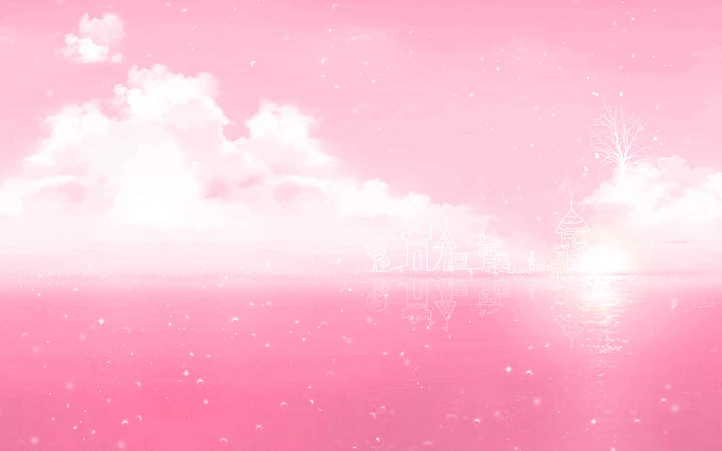 Pink City Wallpaper