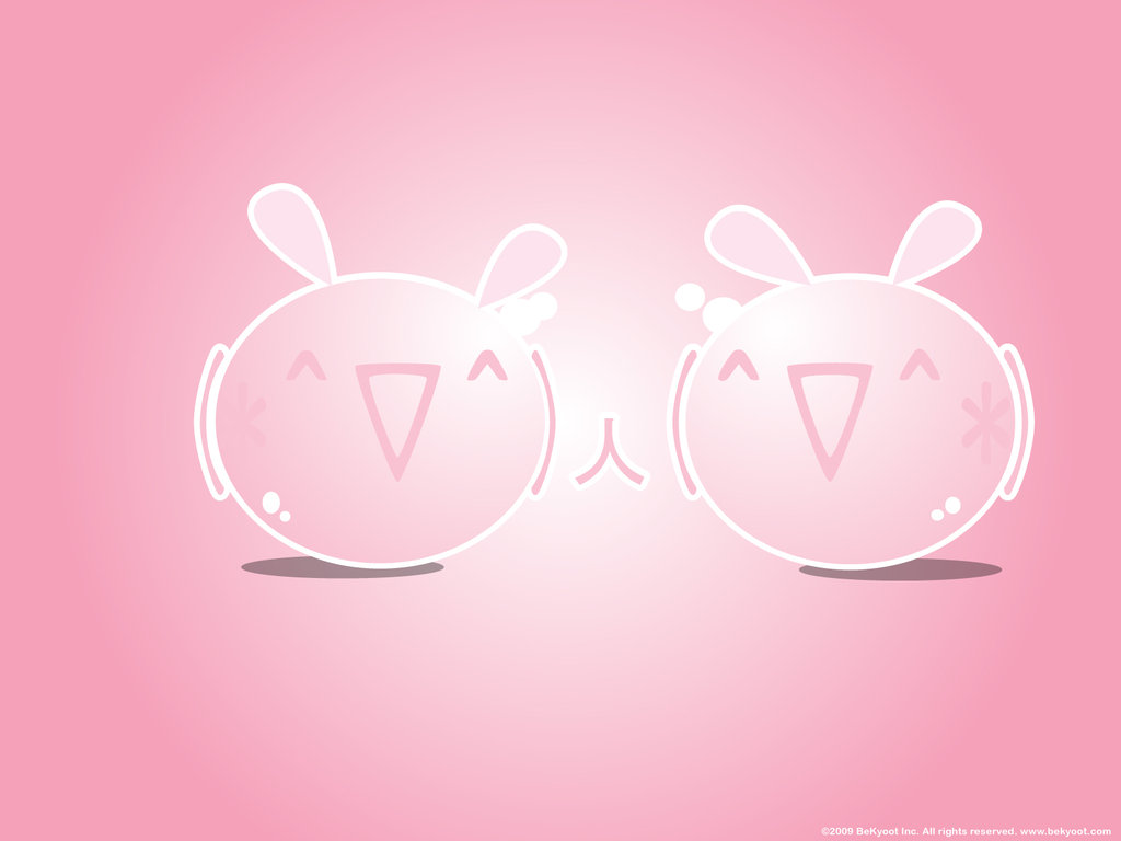 Download this cute pink wallpaper at LafHaHa