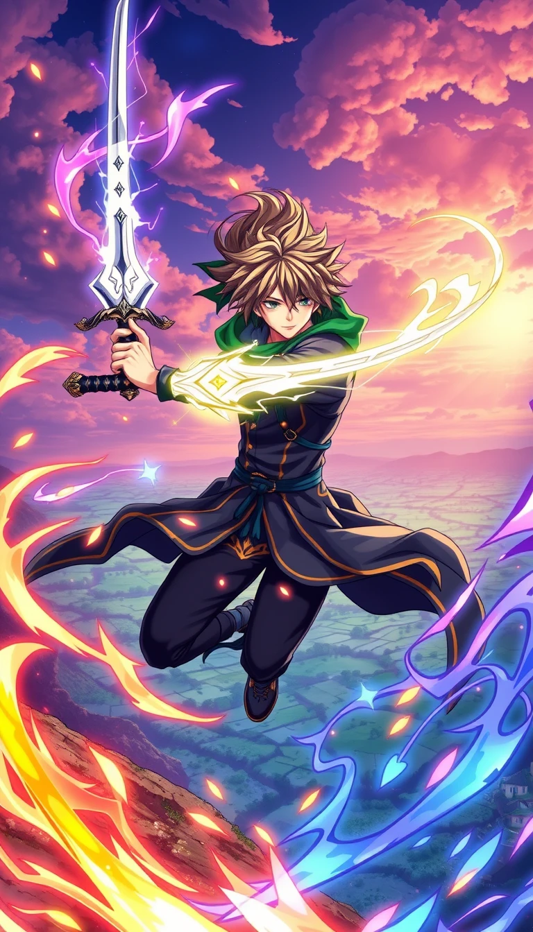 Black Clover 4k Phone Wallpaper