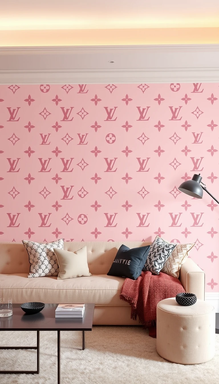 Pink Louis Vuitton Wallpaper
