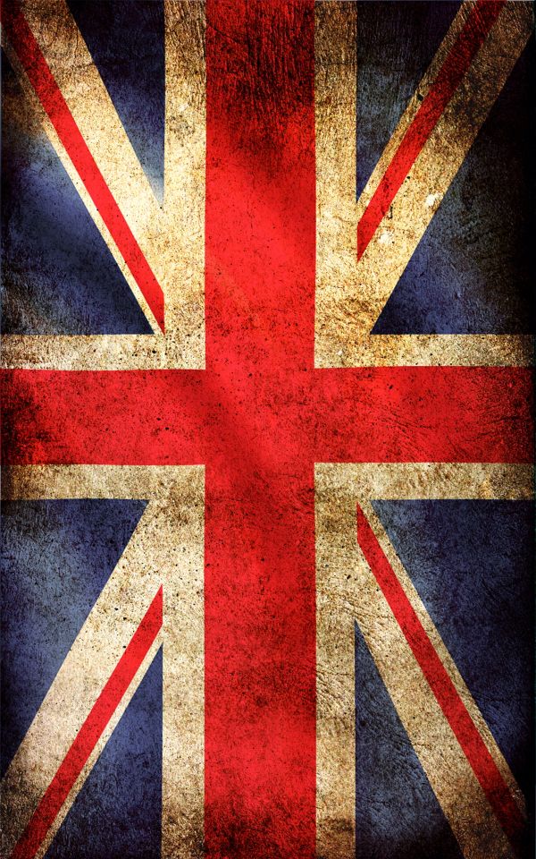 Lm Ar On English Bulldog In England Flag Wallpaper