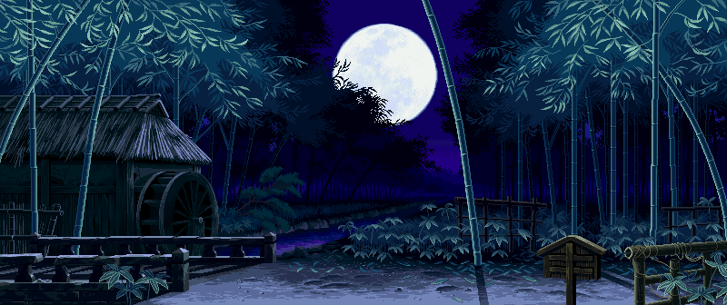 Persistent Vision Pixel Art Snk Fighting Game Background
