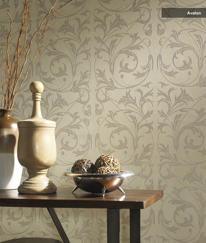 Modern Wallpaper Embossed Wallcovering Contemporary