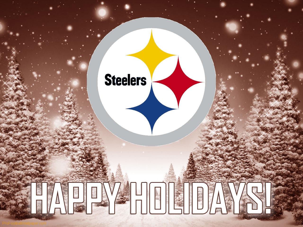 Happy Holidays Wallpaper Pittsburgh Steelers