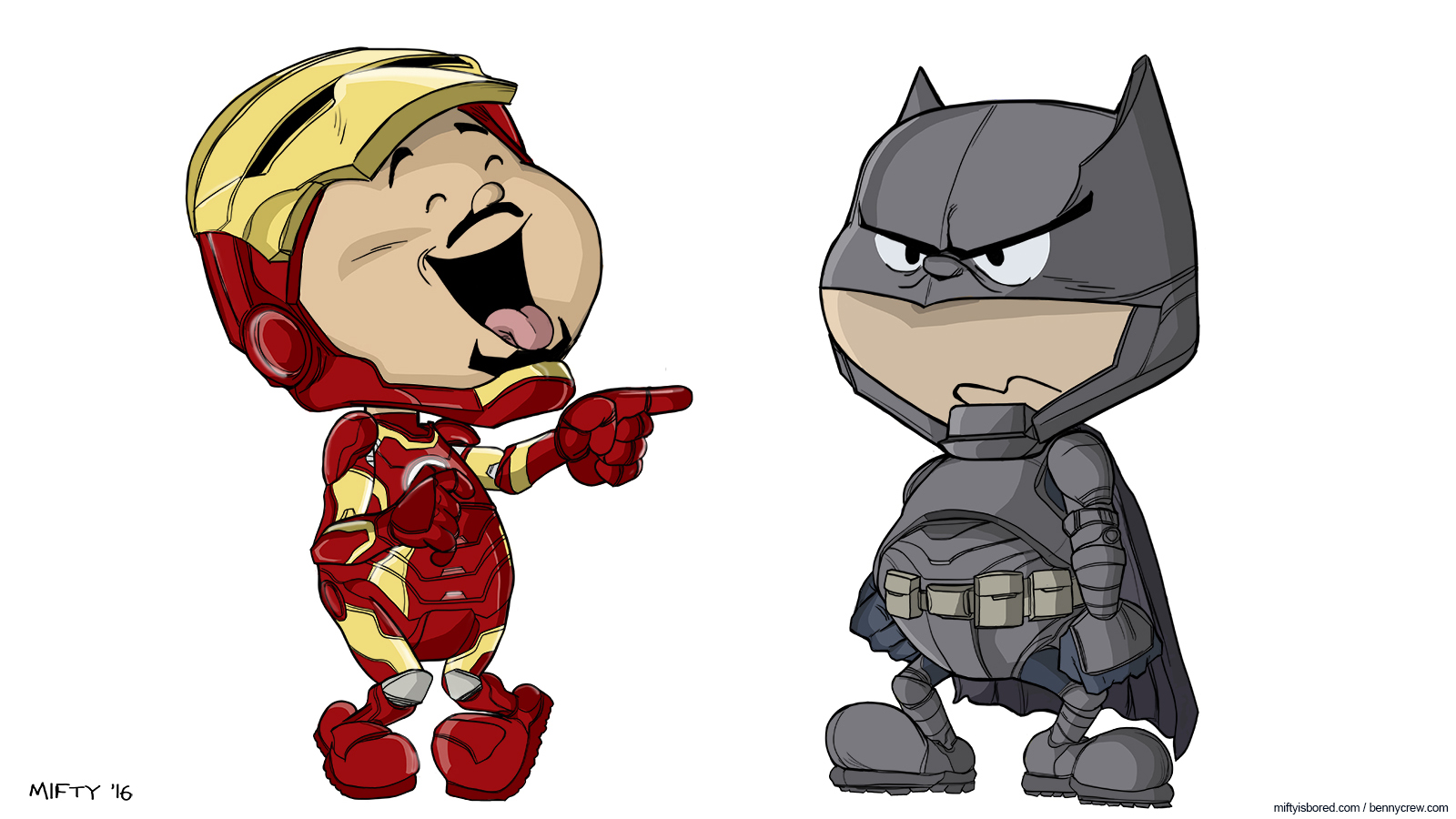 017   Batman vs Iron Man Who wore the armor better   Mifty is Bored