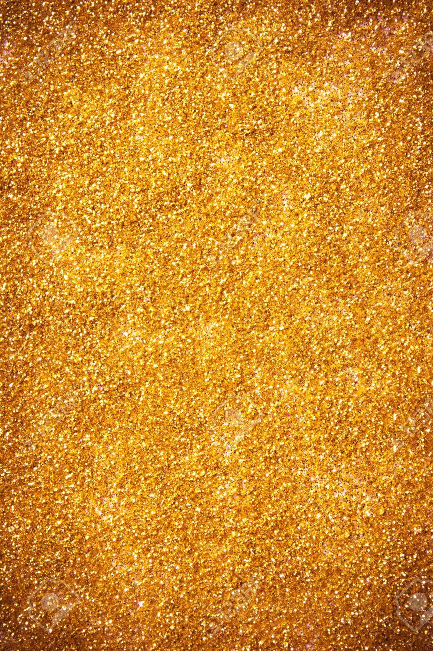 Bronze Glitter Texture For Wonderful Background Stock Photo