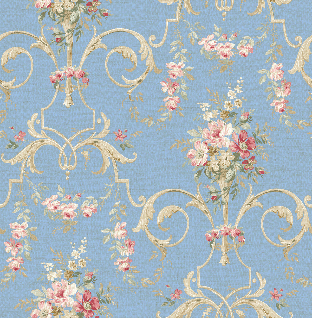 The Color Palette Of Wallquest S French Linen Wallpaper Is A Blend