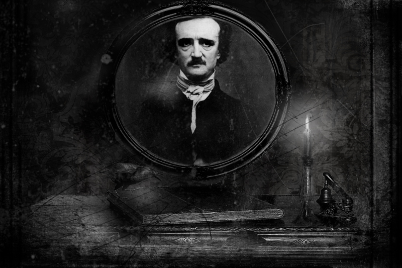 Eighteen Best Stories by Edgar Allan Poe The raven and other poems The  TellTale Heart doe poster monochrome computer Wallpaper png  PNGWing