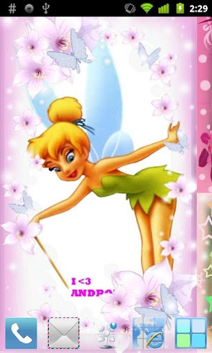 Bigger Tinkerbell Live Wallpaper HD For Android Screenshot