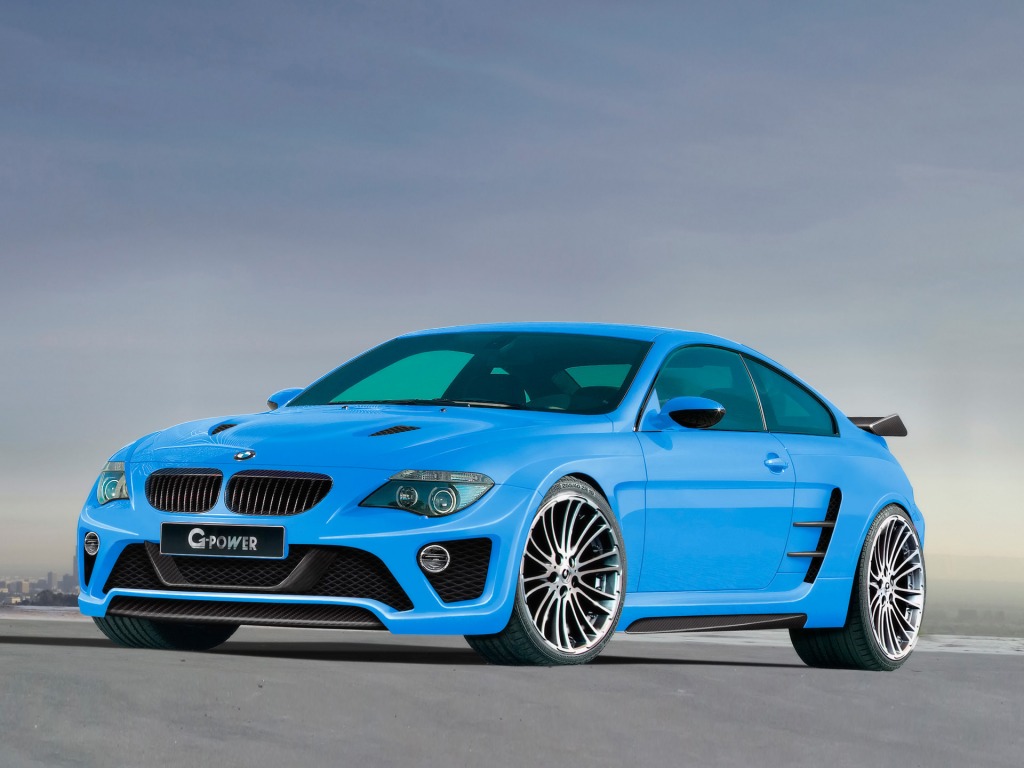 Tuned BMW 6 Series Coupe in Sky Blue - G-Power