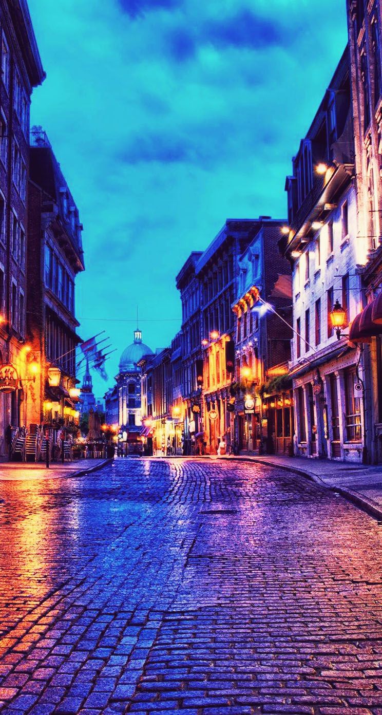 iPhone Wallpaper HD Beautiful Old Montreal On