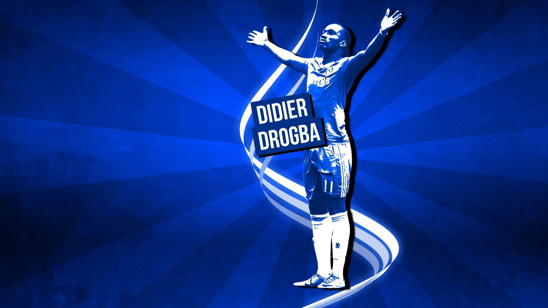 Wallpaper Fc Chelsea Blues Didier Drogba