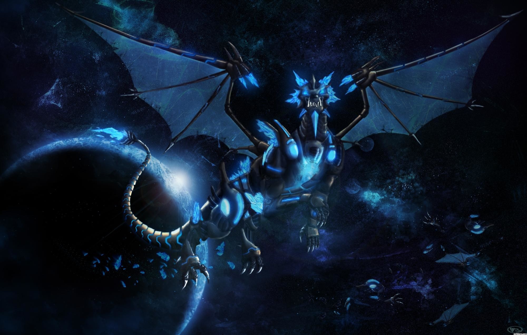 Cool Dragon Background Wallpaper