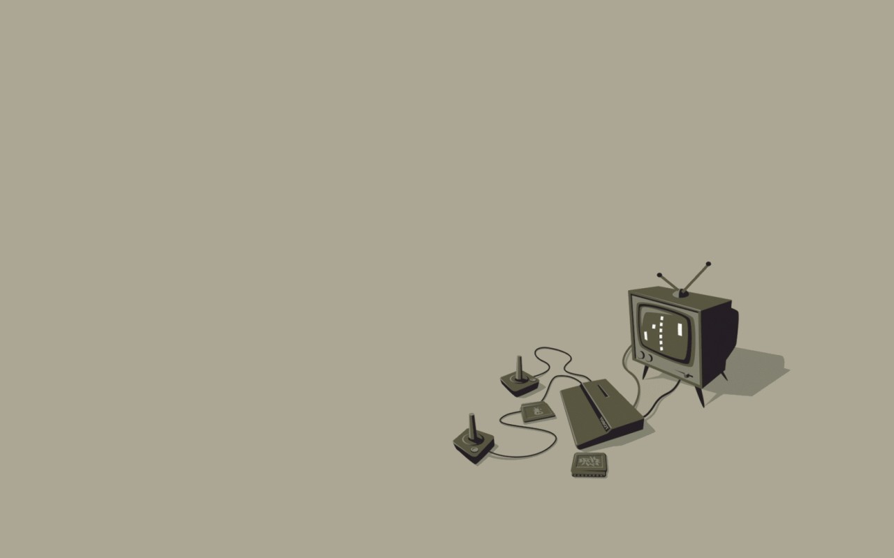 Drawn wallpapers Vector Wallpapers Video game console Minimalism