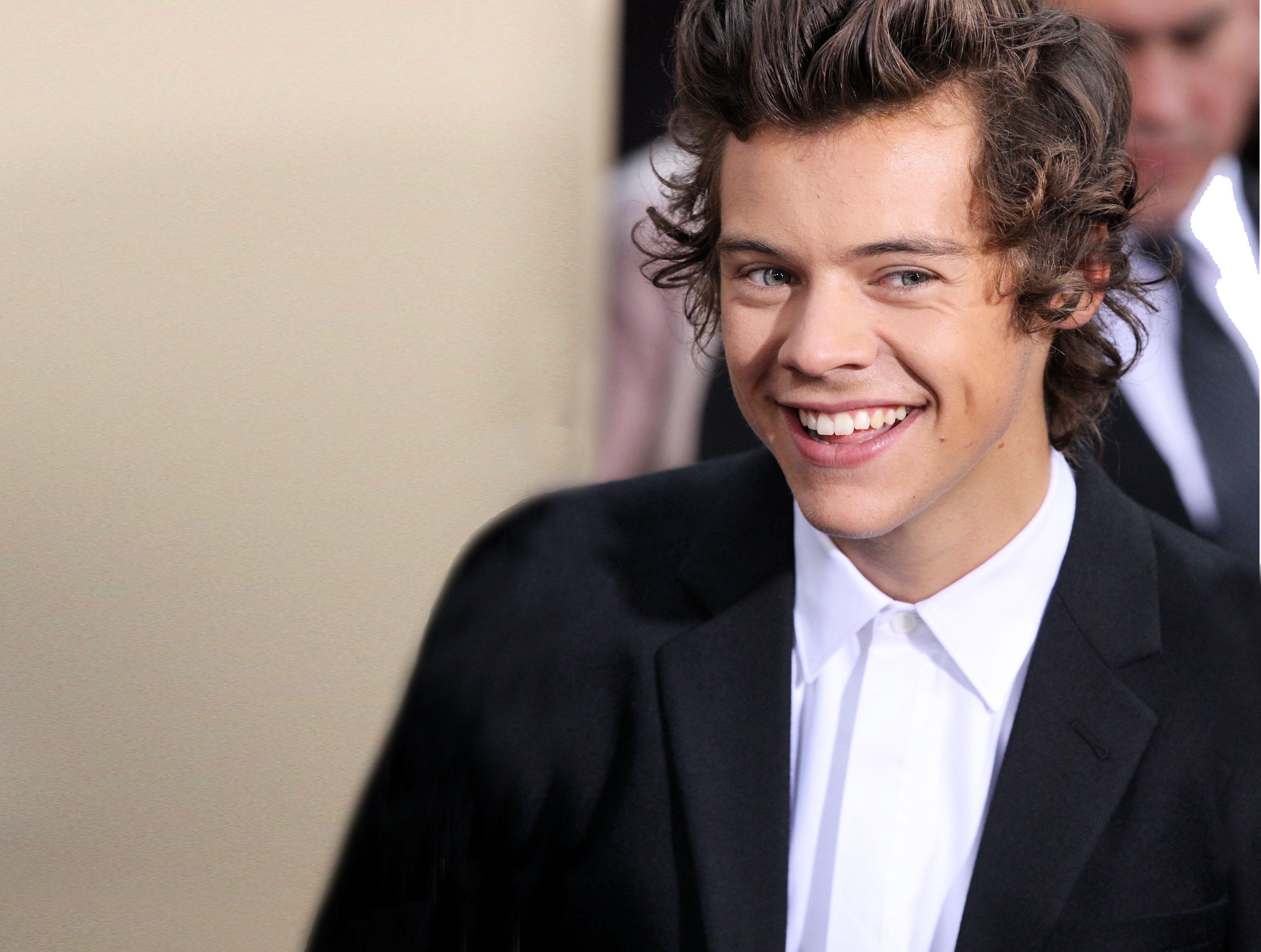 Singer Harry Styles of One Direction arrives at the premiere of One