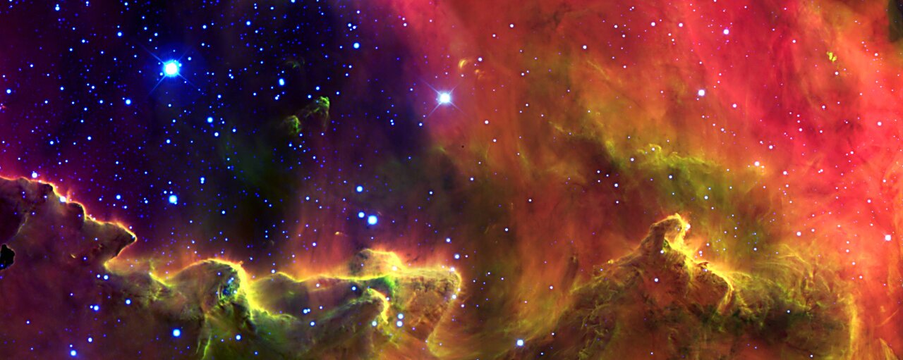 Gemini Image A Psychedelic Stellar Nursery Noirlab