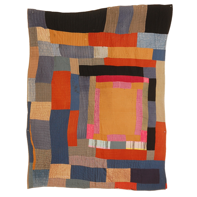 African American Abstract Quilt Attributed Gees Bend