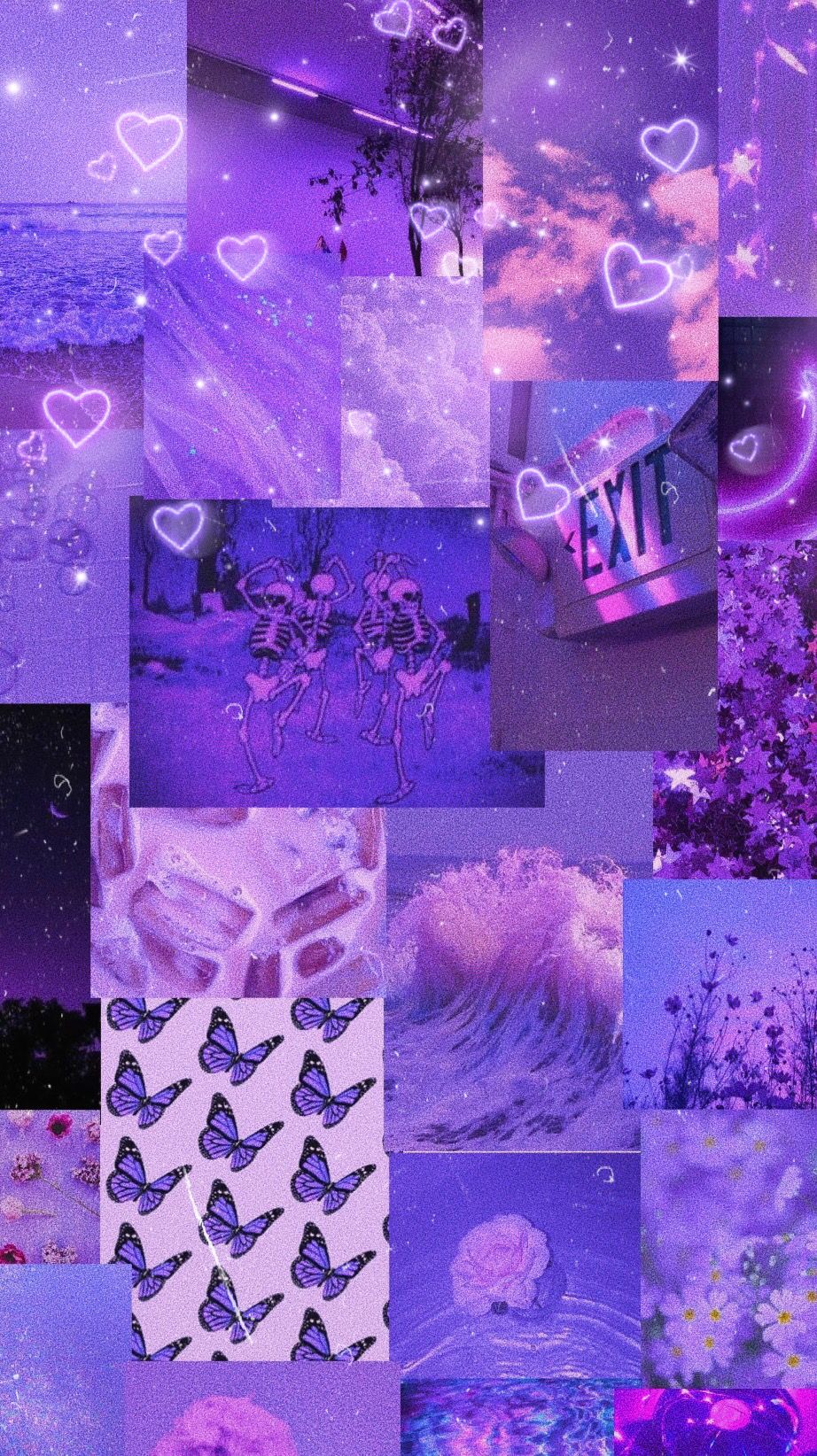 cute purple aesthetic wallpaper