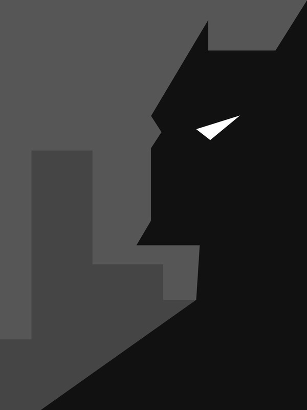 Simplified Batman Screensaver For Amazon Kindle