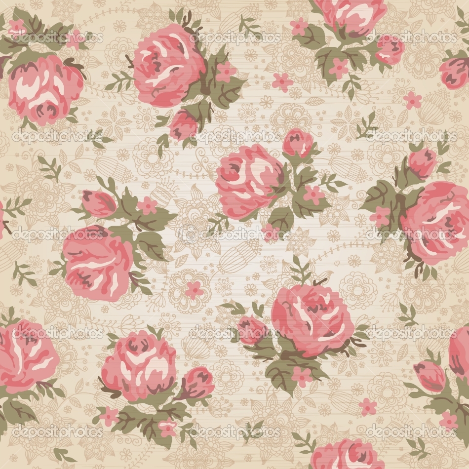 Free download vintage flower pattern vector background vintage flower