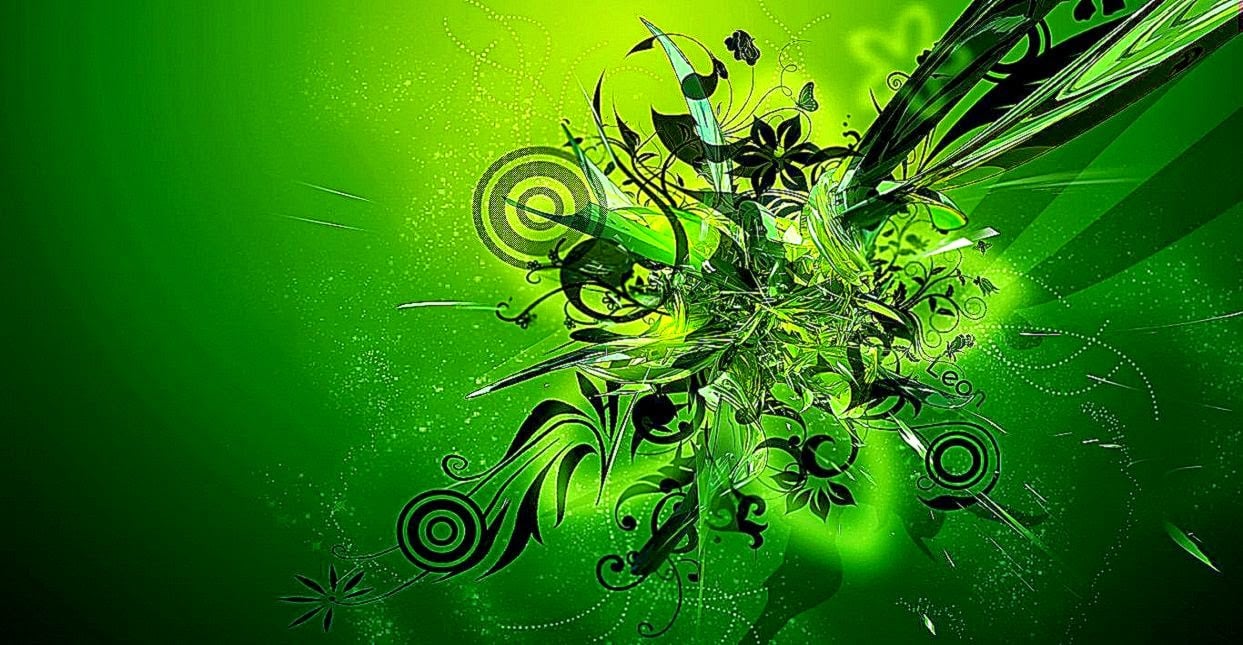 Green Abstract Wallpaper Cool Wallpapers For Ipad woliper
