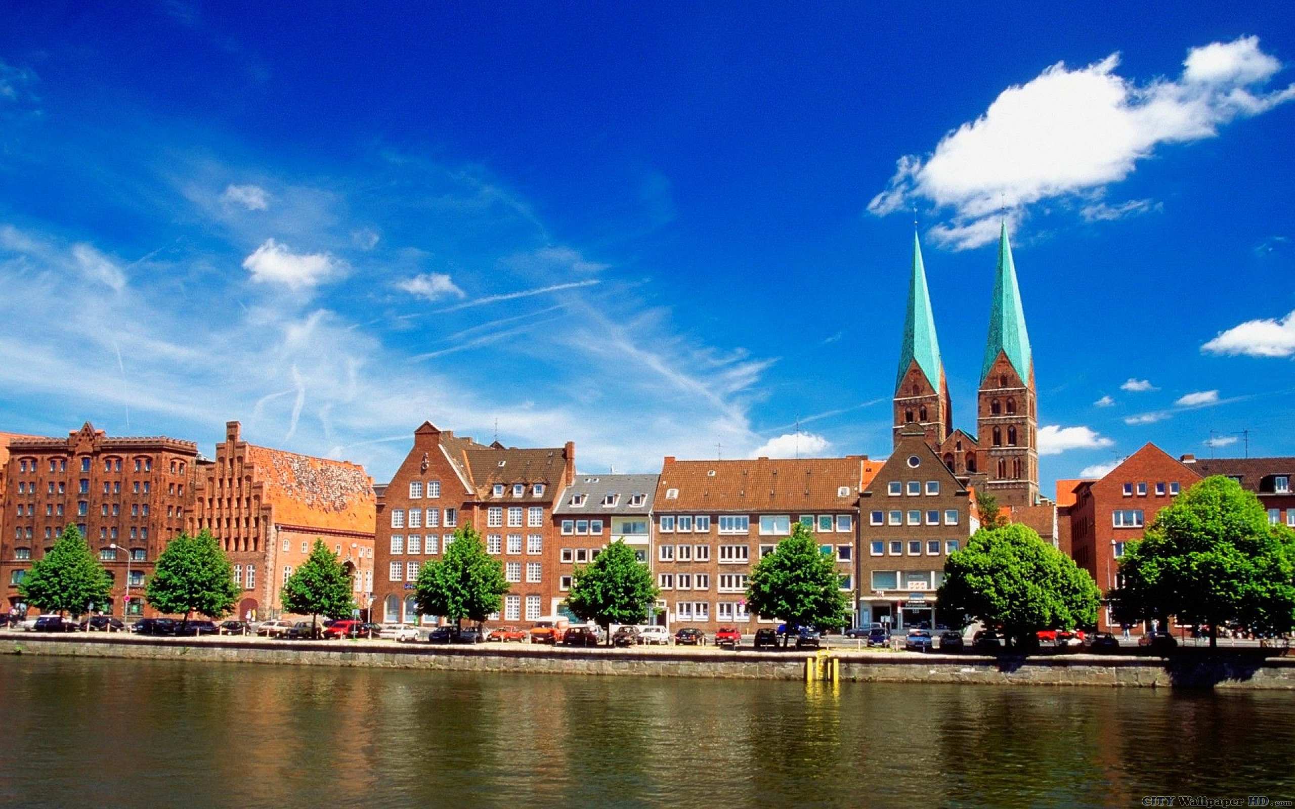 Lubeck Germany Wallpaper See Cityscapes Desktop Pc Luebeck