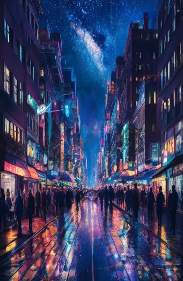 Street Wallpaper HD Night City