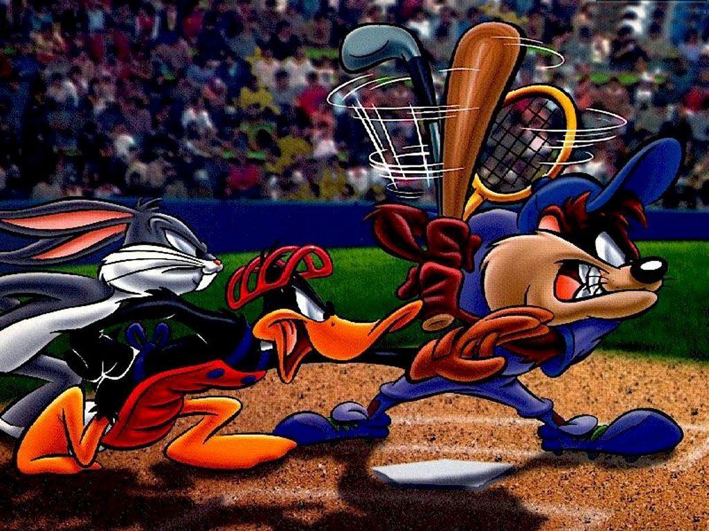 Cartoons Wallpaper Bugs Bunny   Baseball Looney tunes