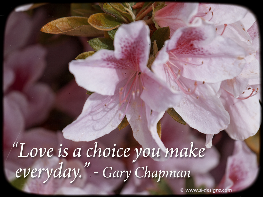 You Make Everyday Gary Chapman Quotes On Wallpaper Sl Designs