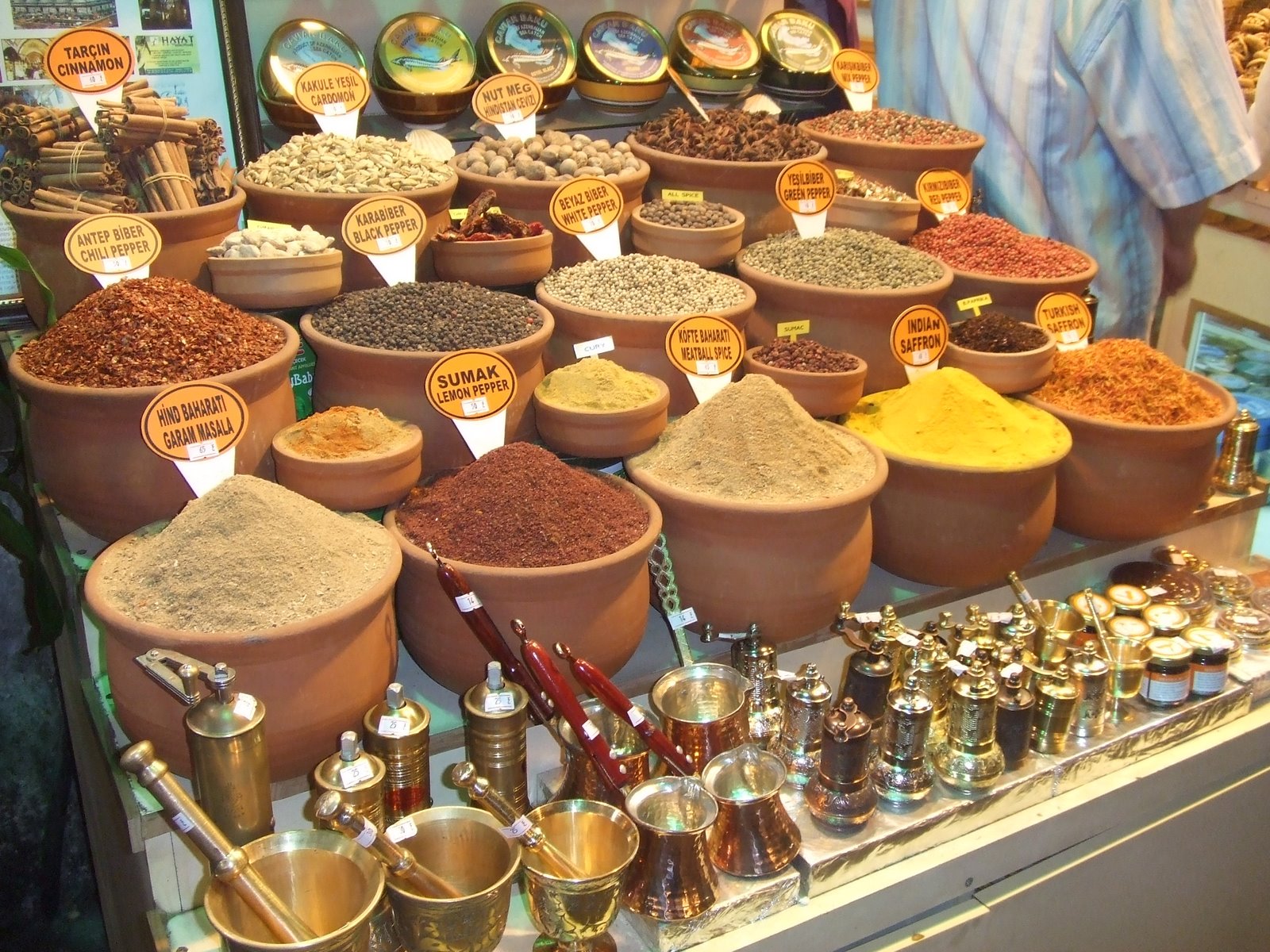 Spice Market Wallpaper Asian Spices