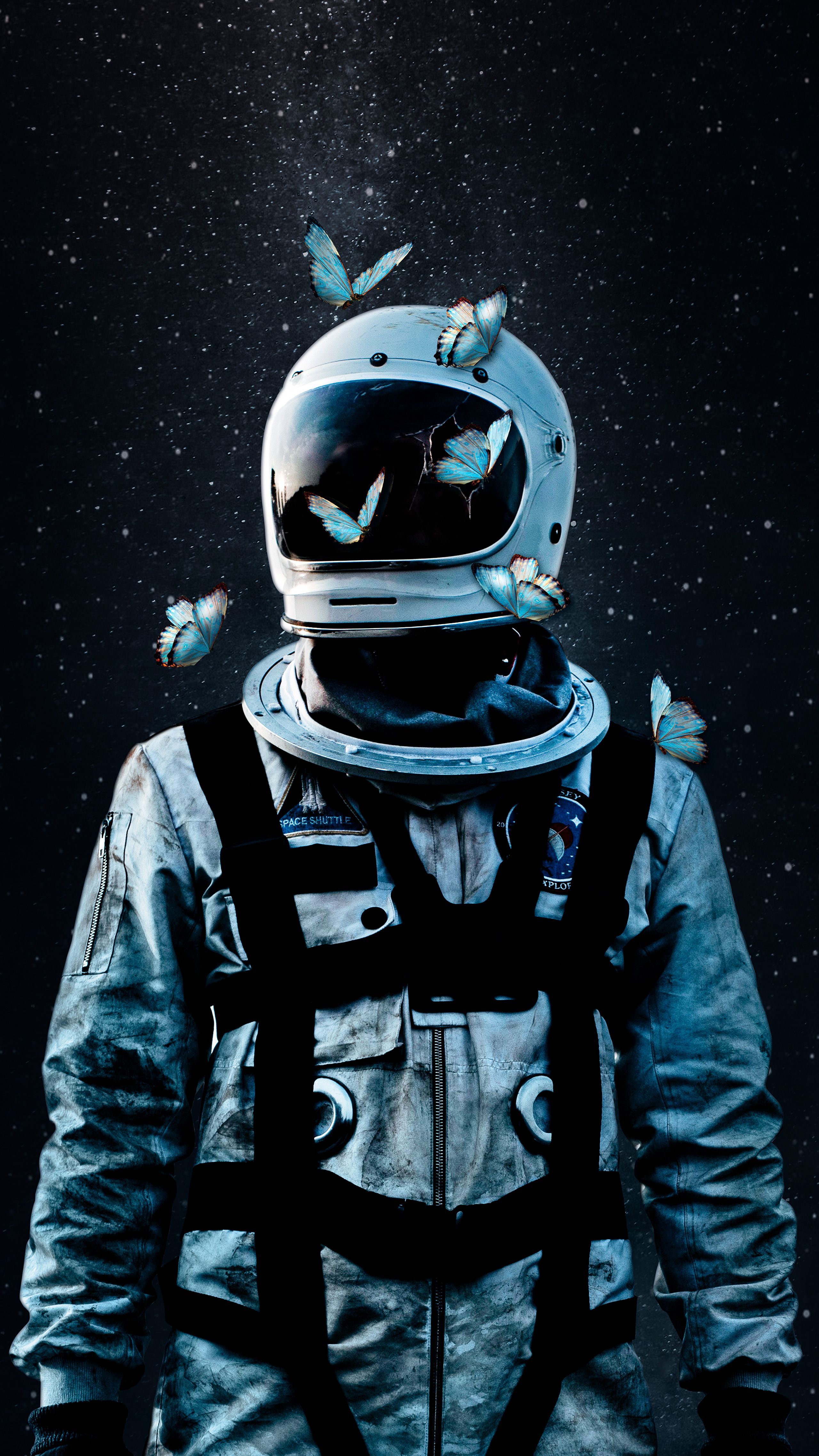 Astronaut In Space Wallpaper