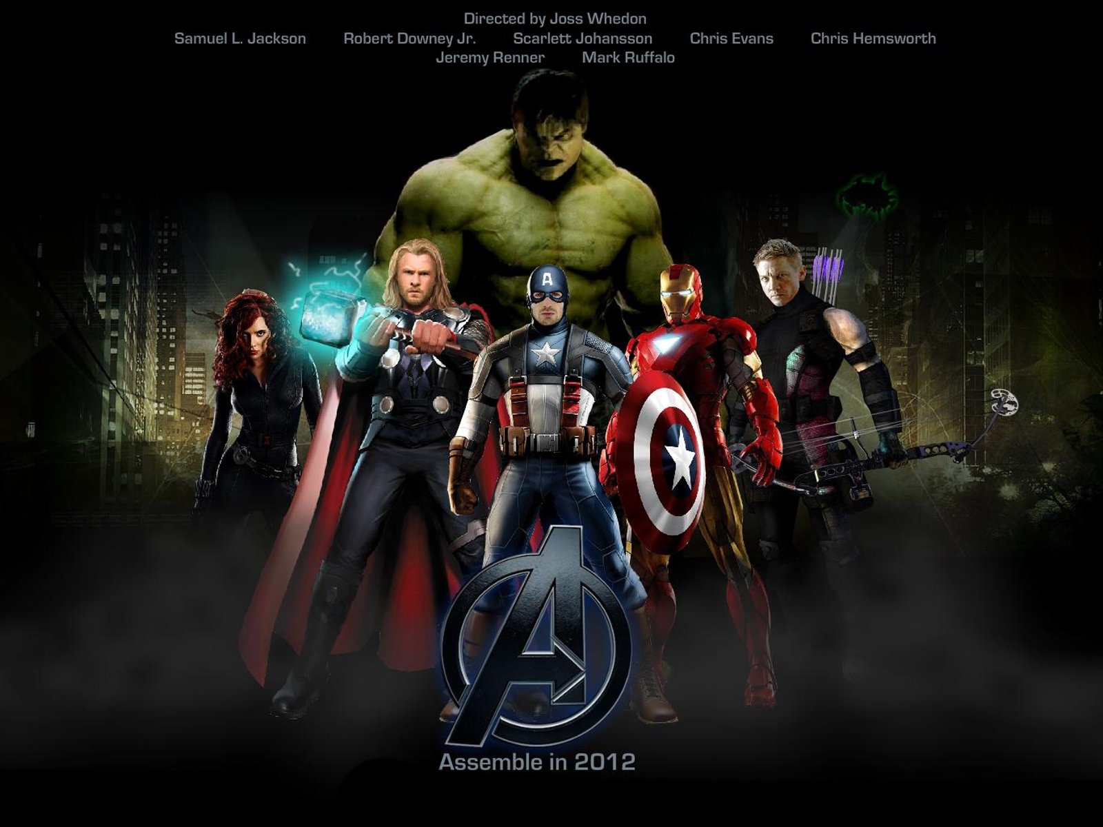 The Avengers Movie computer desktop wallpapers pictures images 1600x1200