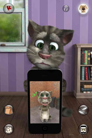 Talking Tom Cat iPhone App Entertaining Funniest app