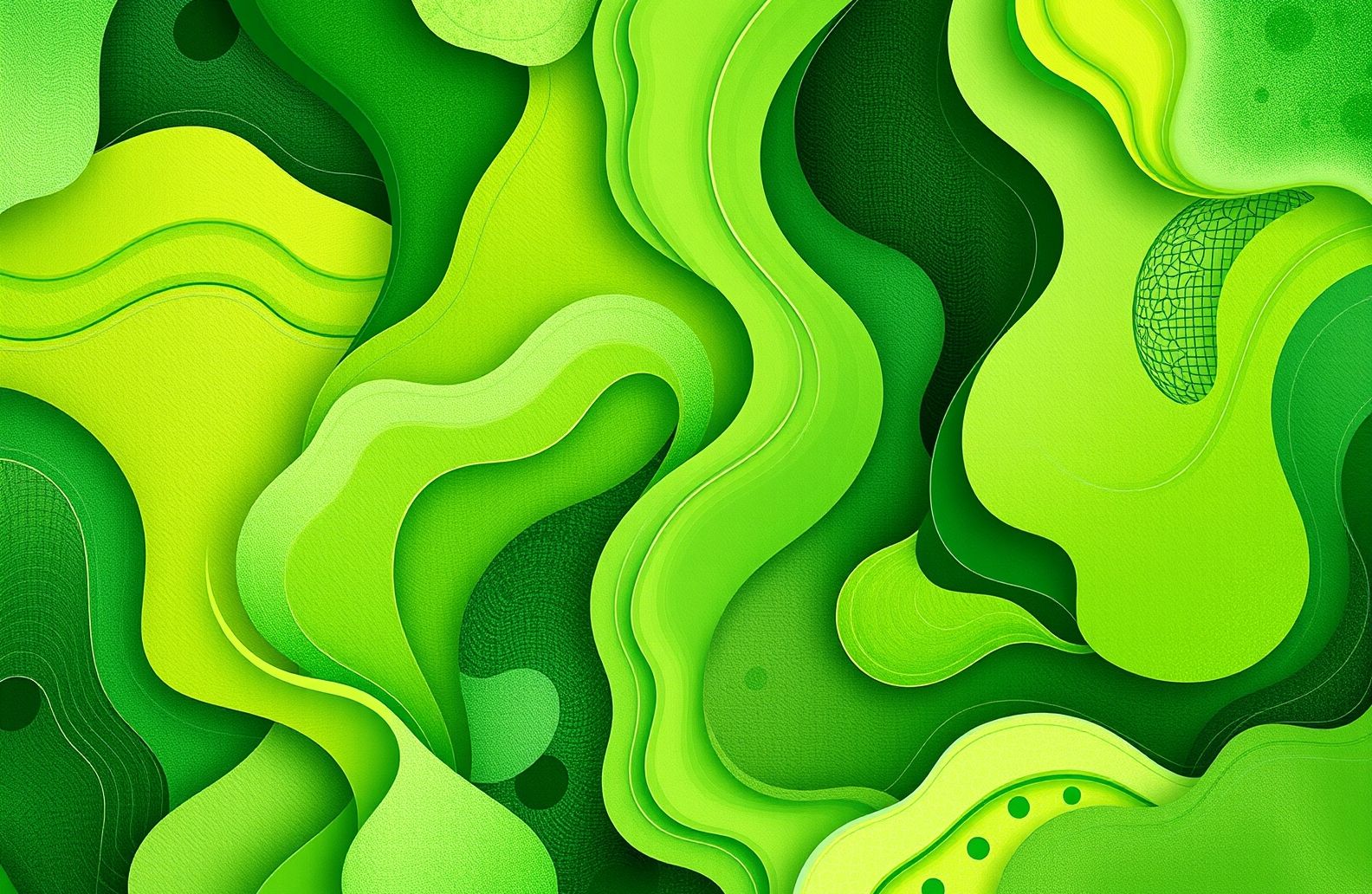 Abstract Green Wallpaper