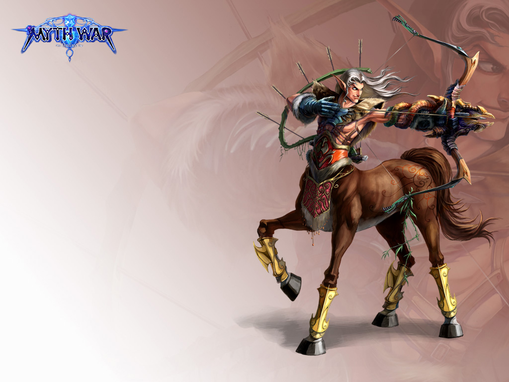 Male Centaur Myth War Online Wallpaper