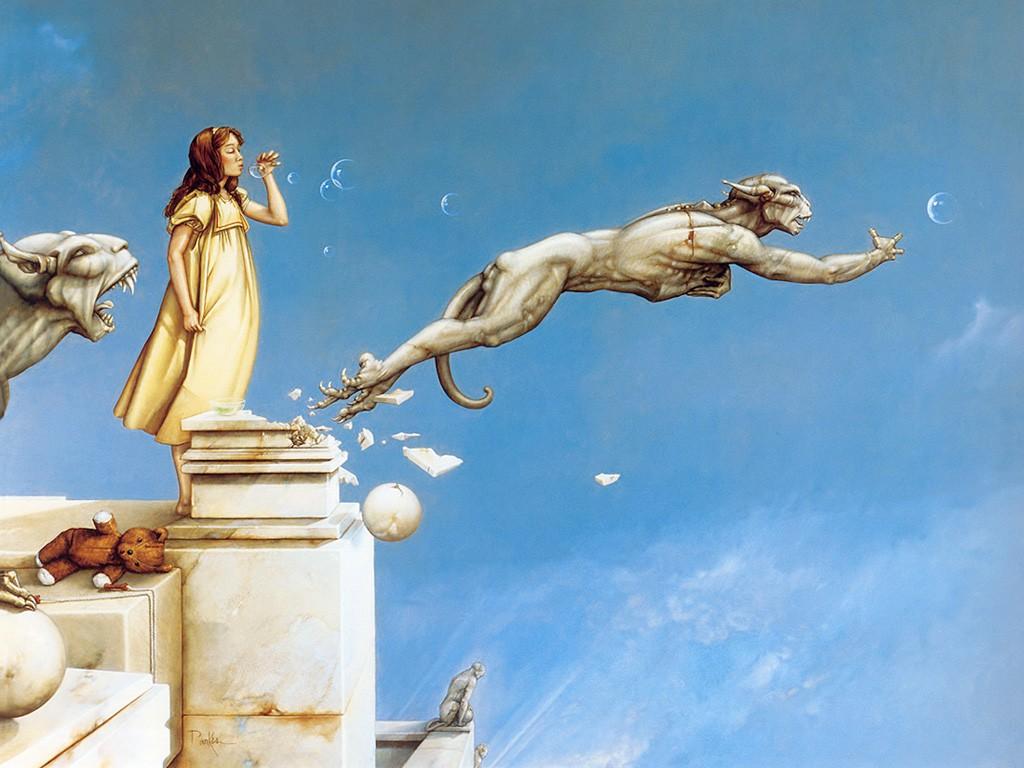 Michael Parkes Magic Realism Paintings Is An American