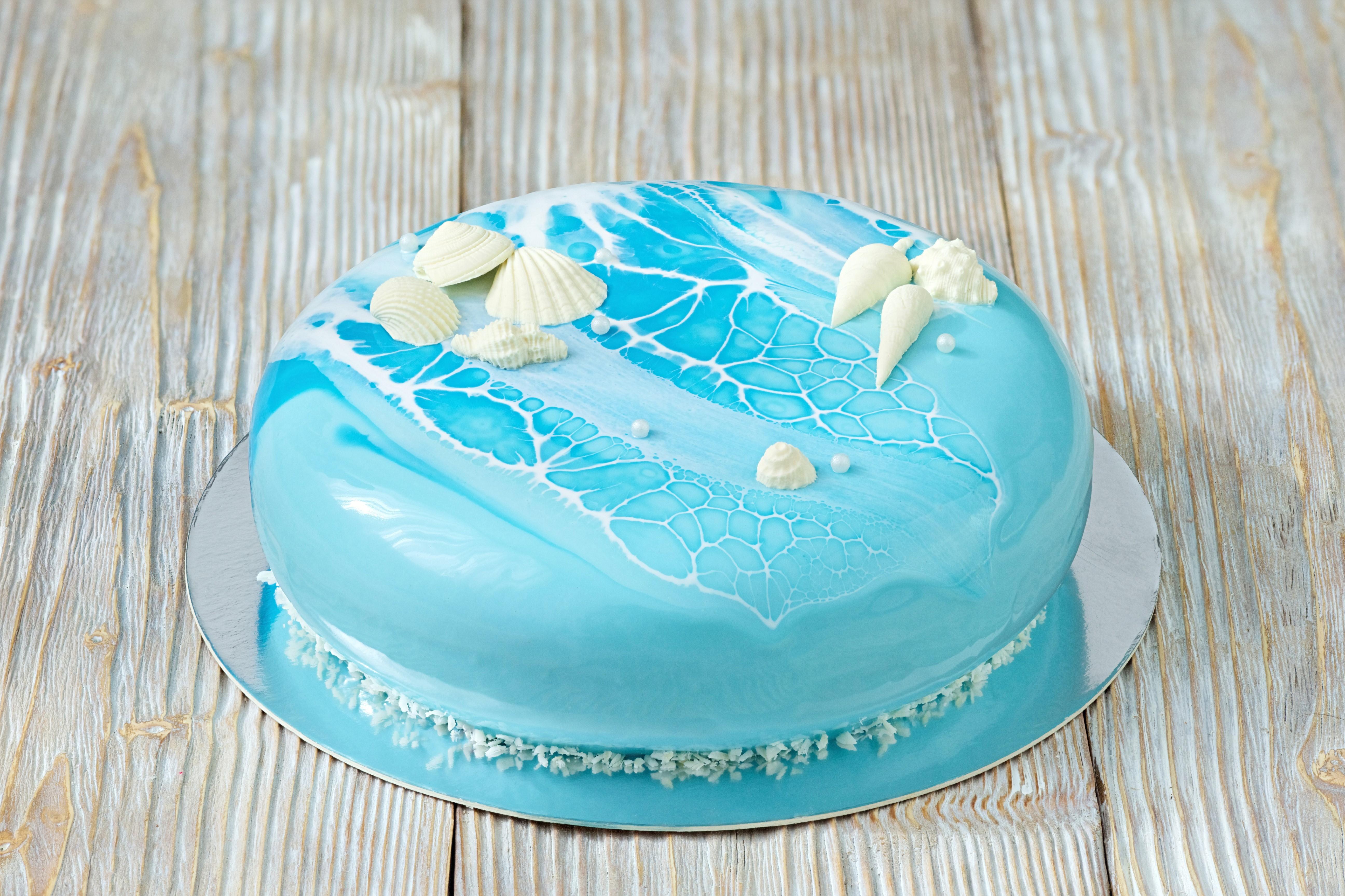 4k 5k Sweets Cakes Design Light Blue Rare Gallery HD