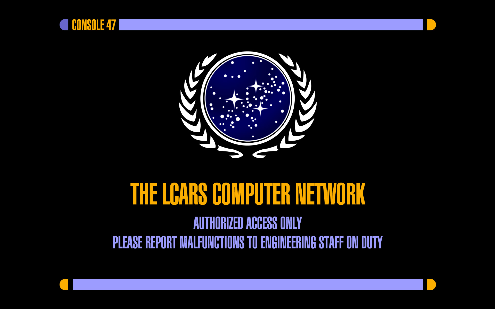 lcars computer network by futurephonic customization wallpaper science