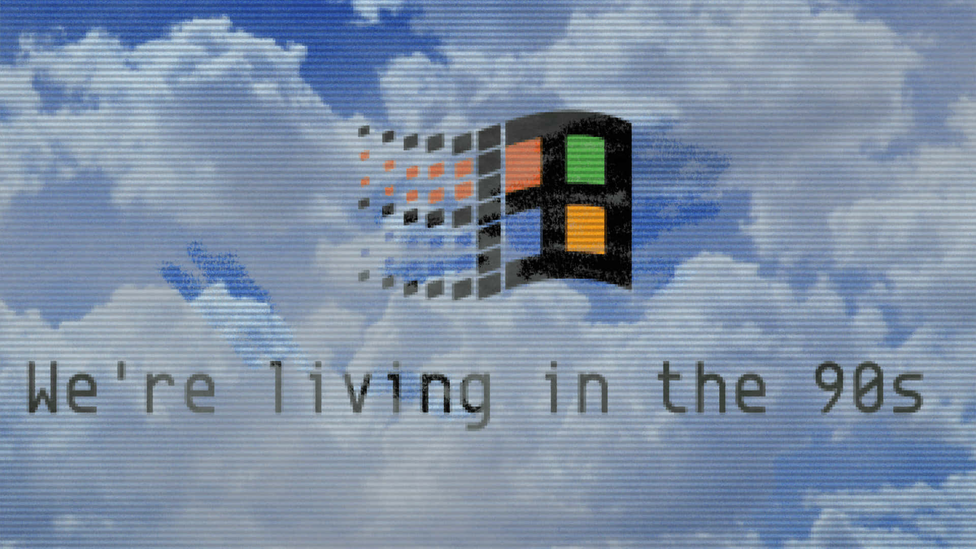 Aesthetic Retro Laptop Wallpaper