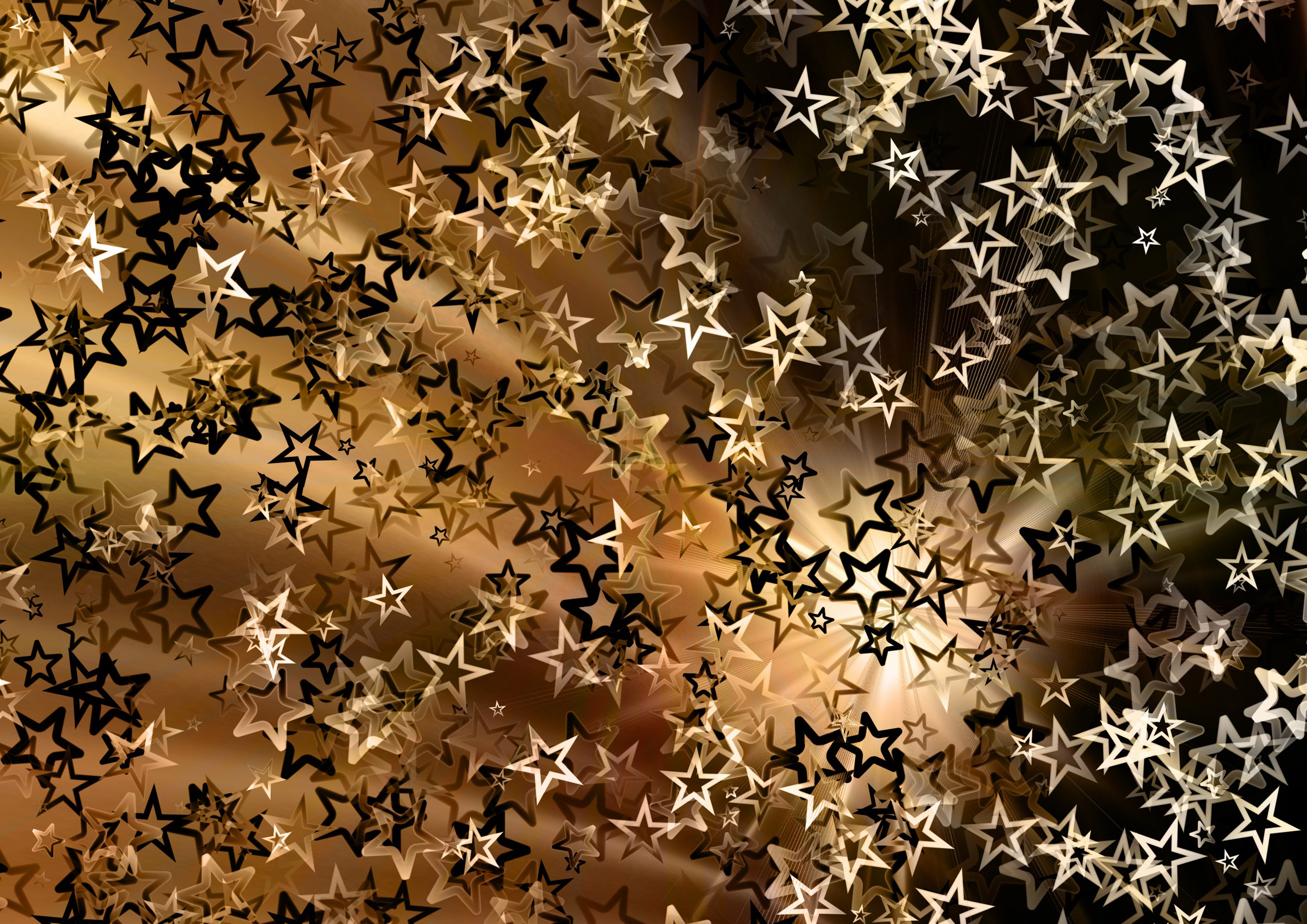 Gold Stars Background