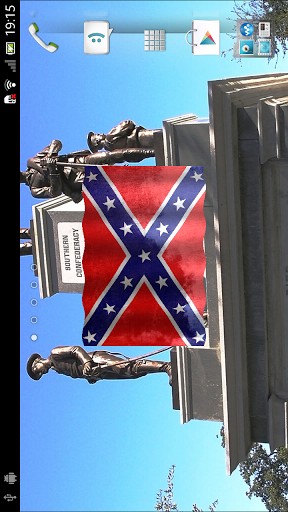 Enjoy Our Confederate 3d Flag Live Wallpaper