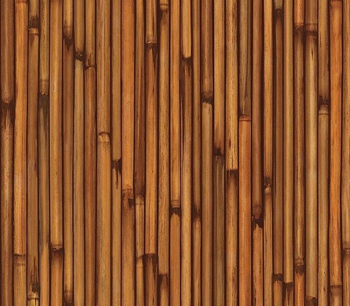 Reddish Brown Faux Bamboo Easy Walls Wallpaper By Kathy Ireland