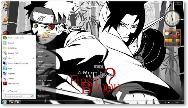 Naruto Shippuden Theme for Windows 7 and Windows 8 [Anime Themes]