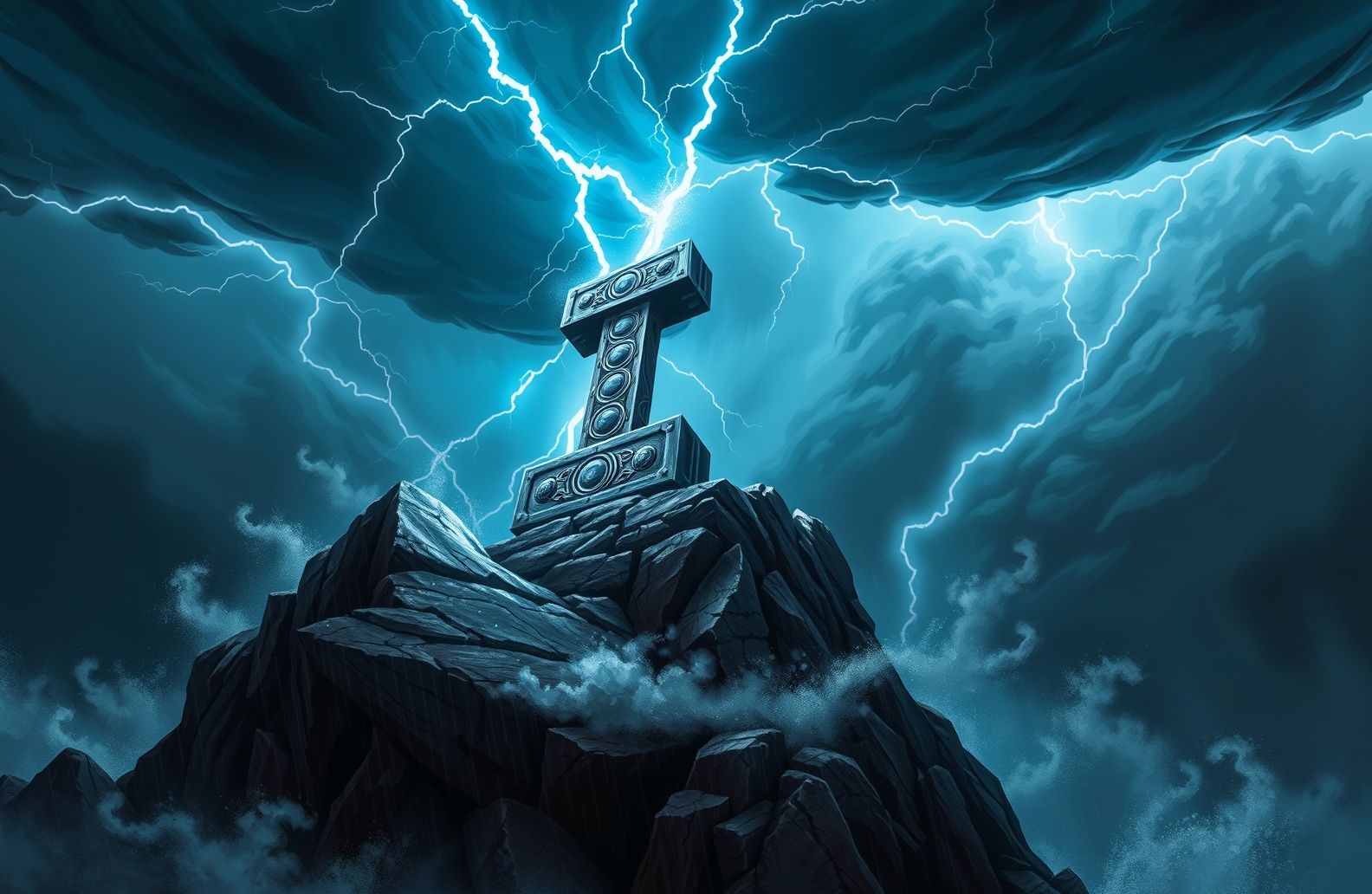 Thor S Hammer Wallpaper