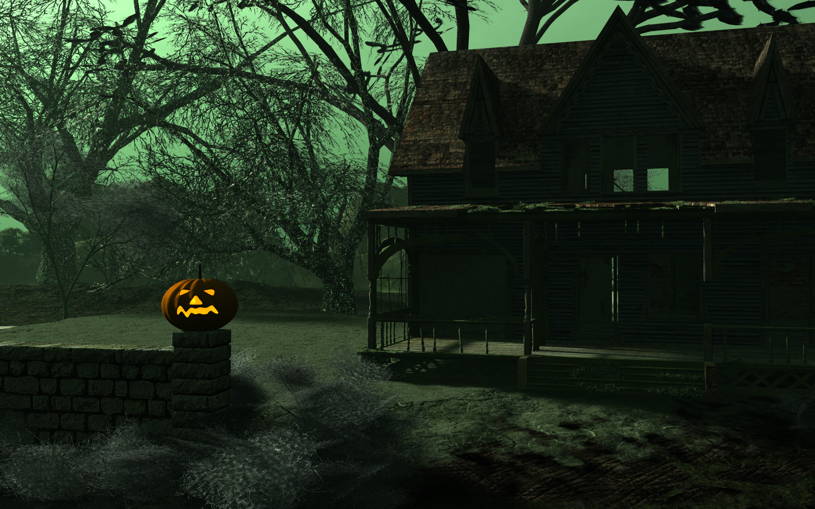 haunted house hd wallpaper With Resolutions Pixel
