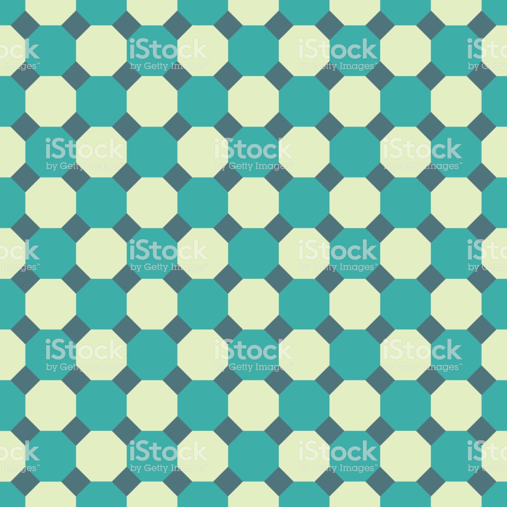 Seamless Octagon Pattern Texture Background Stock Vector Art
