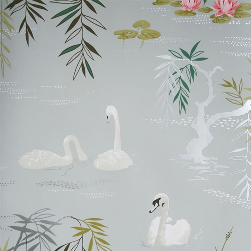 Nina Campbell Online Shop Swan Lake Ncw4020 Animal Prints Textures