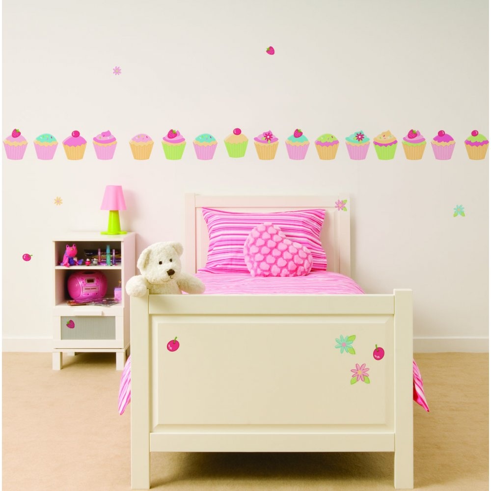 Cupcake Wall Stickers Stikarounds Fun4walls From I Love Wallpaper Uk