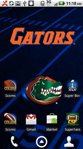 Bigger Florida Gators Live Wallpaper For Android Screenshot