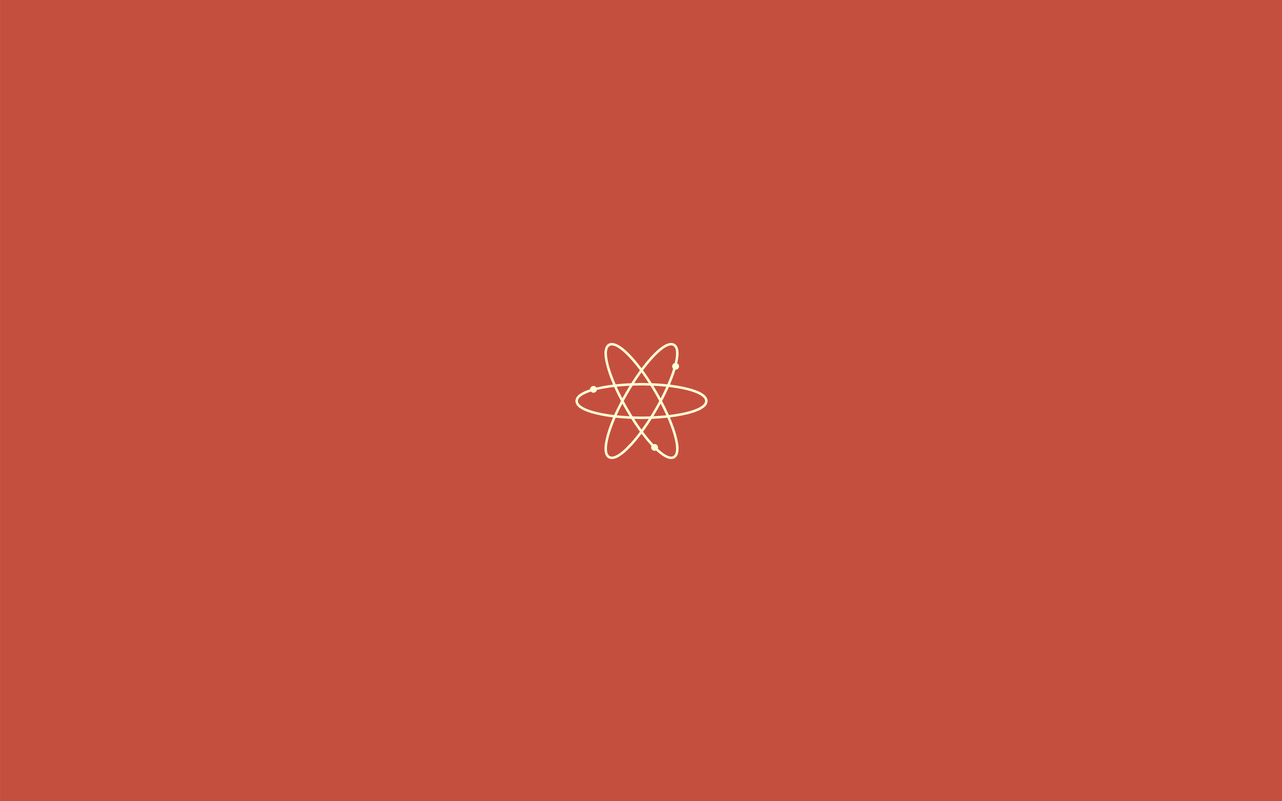 Minimalistic Atom Wallpaper
